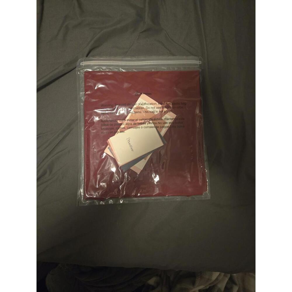 Floralhue New with Tags Burgundy Scrub Top XL - Picture 2 of 3